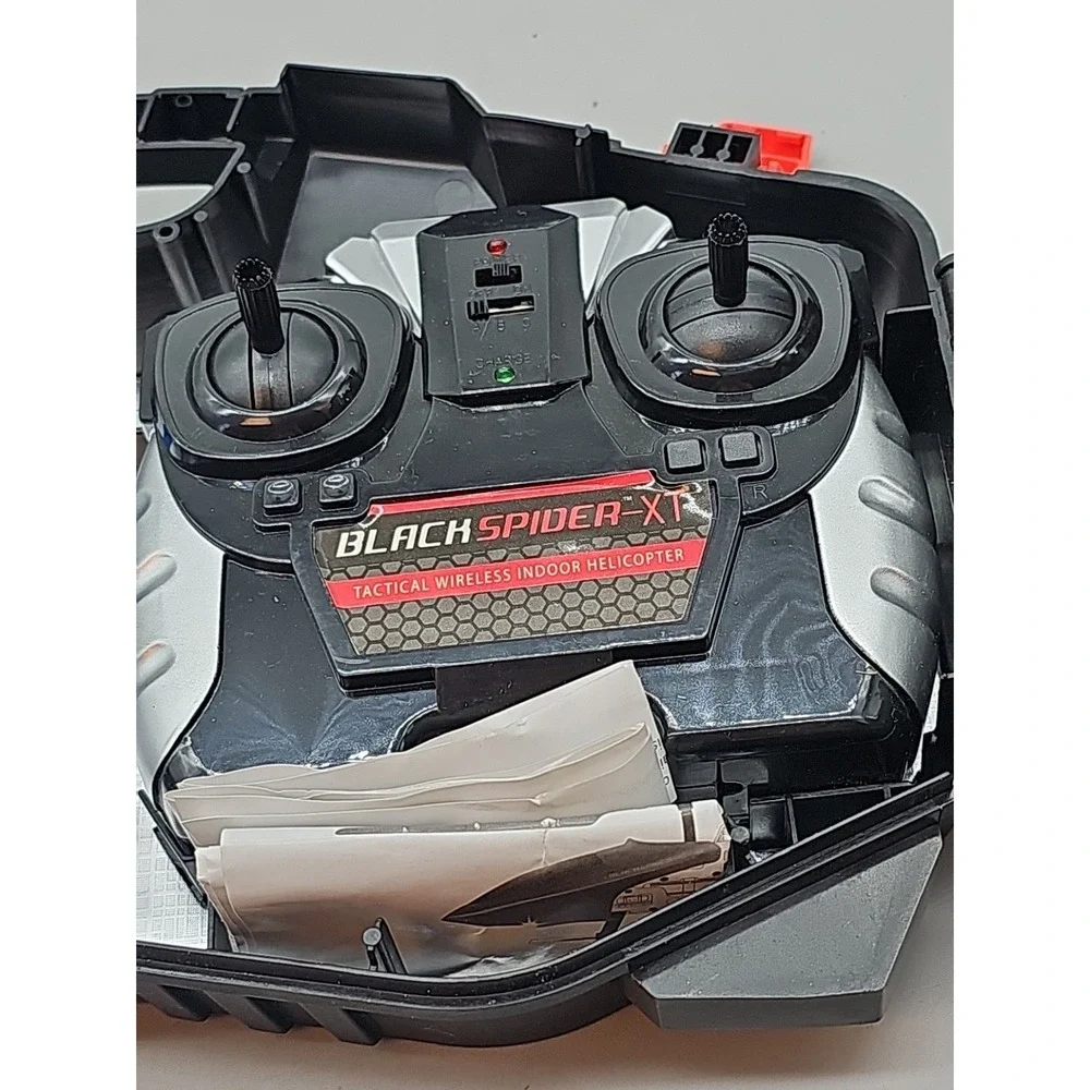 Black Spider -XT‎ Tactical Wireless Helicopter With Case EUC